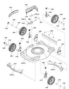 Part Location Diagram of 7300852BNYP Murray BRACKET, CHUTE